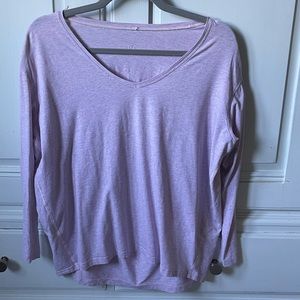 Lululemon long sleeve tee, lavender